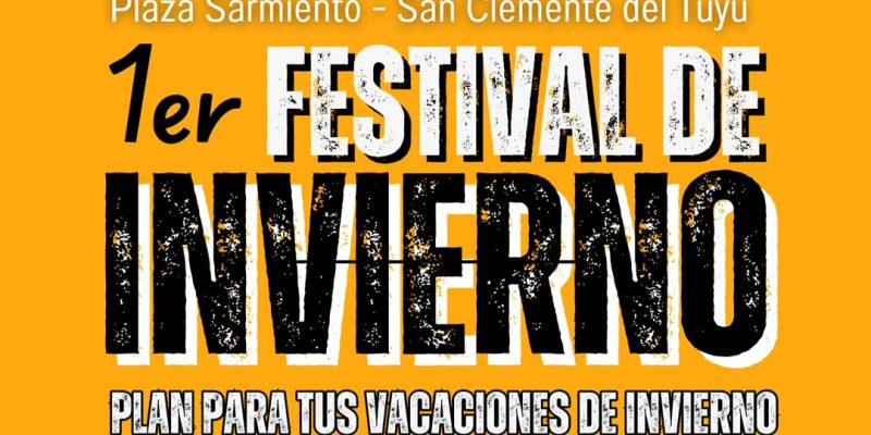 Shows, comida y música para toda la familia en el 1° Festival de Invierno en San Clemente