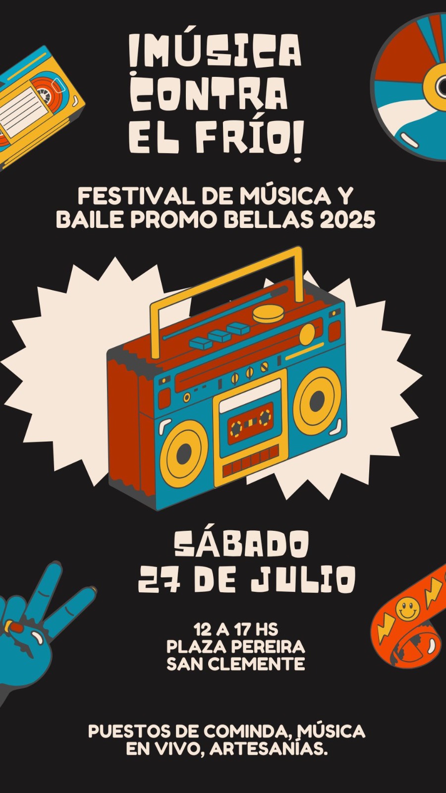 Habrá un festival de música y baile organizado por la Promoción 2025 de Bellas Artes