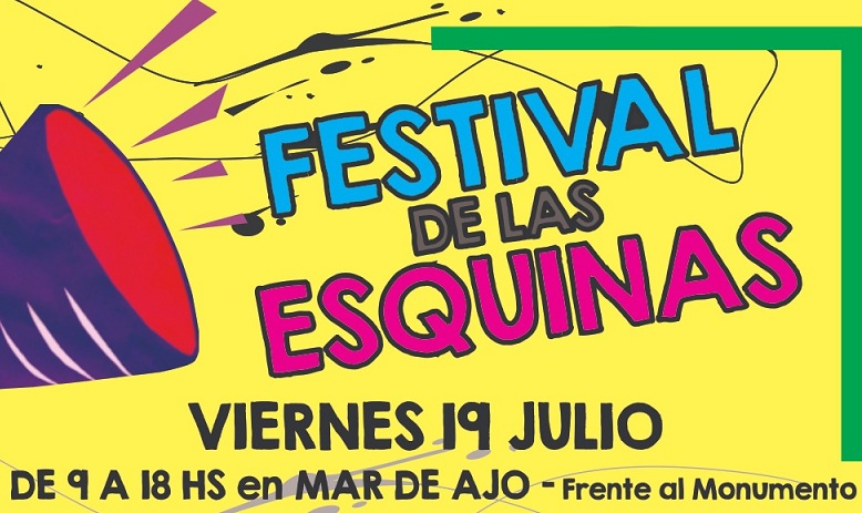 Este viernes se realizará el Festival de las Esquinas en Mar de Ajó