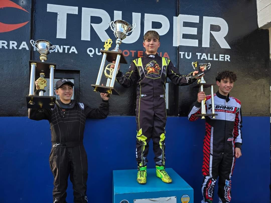 Gran actuación de Patricio Rocca en la Asociación Zonal del Karting Mar y Sierra