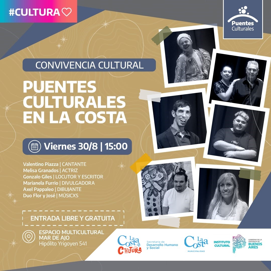 Llega el programa Puentes Culturales a Mar de Ajó