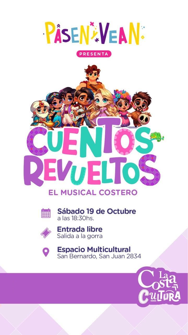 La obra musical “Cuentos Revueltos” se presenta en San Bernardo