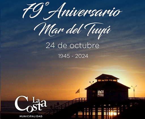 Mar del Tuyú celebrará su 79º aniversario en comunidad