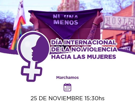 Marcha y actividades por el Día Internacional de la No Violencia hacia las Mujeres