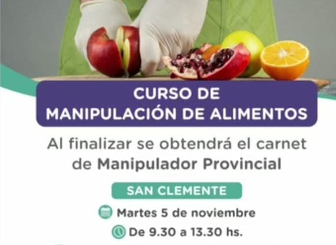 Curso de Manipulación de Alimentos en San Clemente