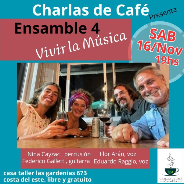 Con entrada libre y gratuita el ciclo «Charlas de café» despide el año