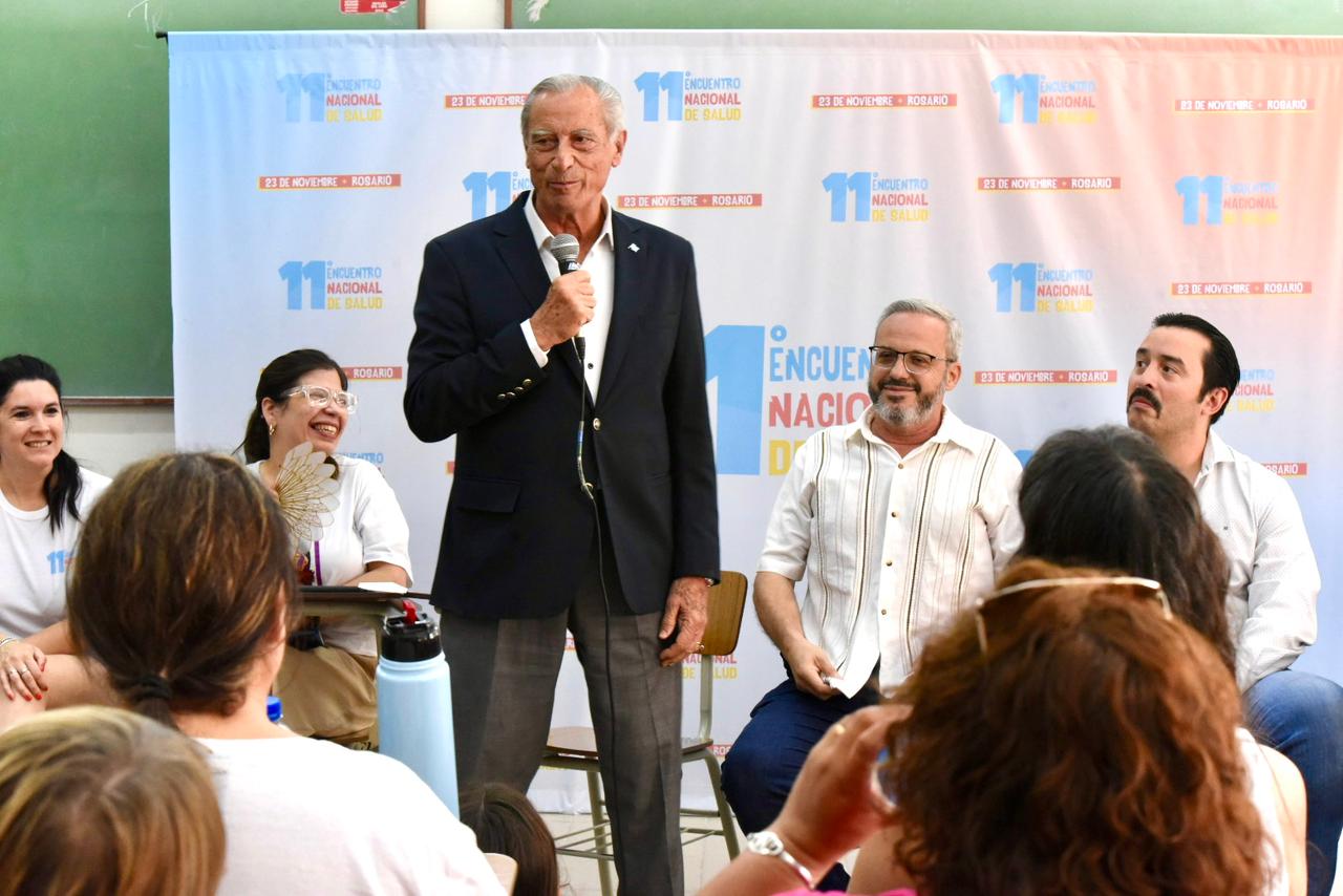 Juan de Jesús fue parte del 11° Encuentro Nacional de Salud en Rosario