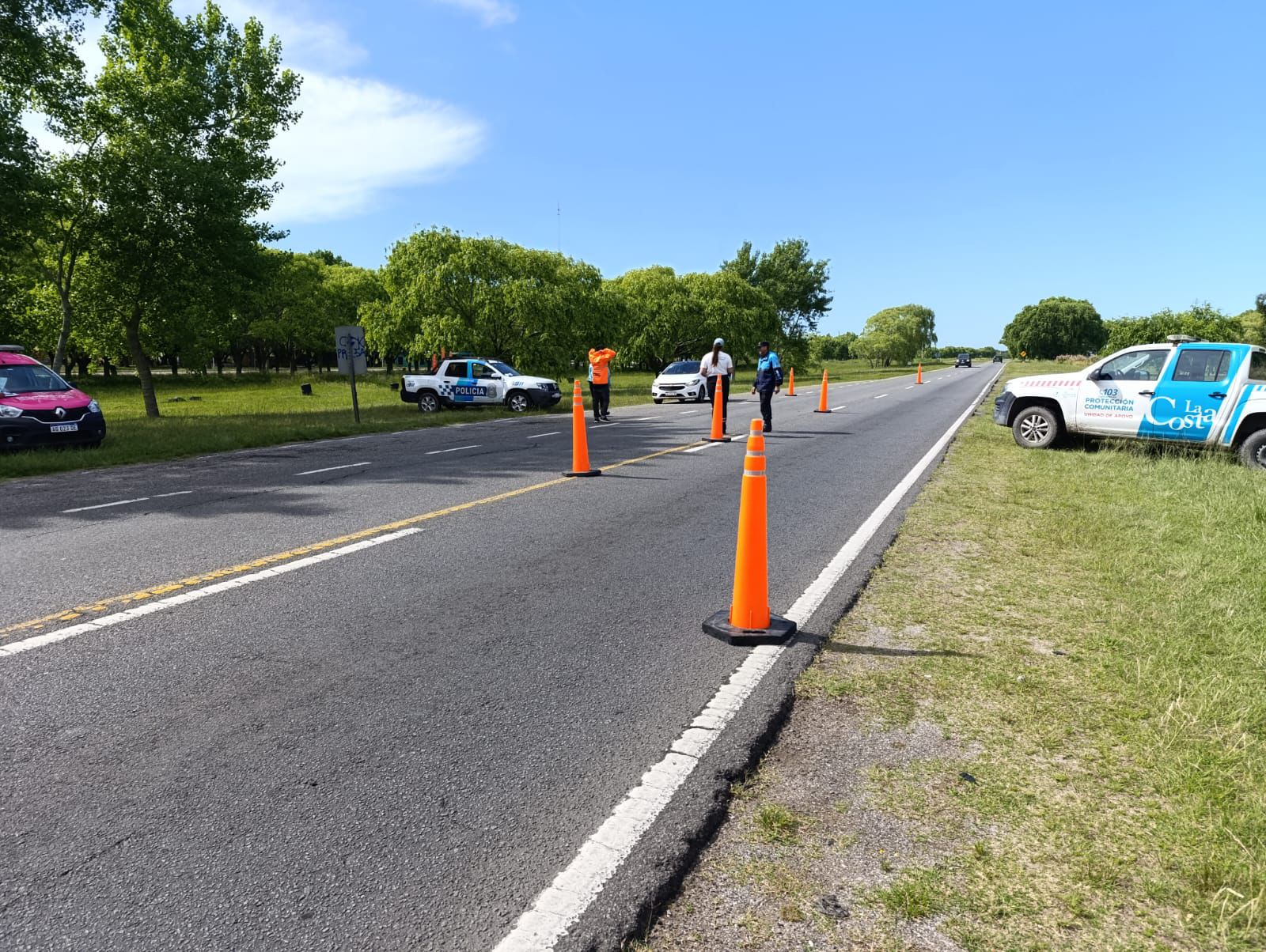 Prevención en La Costa: Se realizaron controles vehiculares y de circulación durante el fin de semana largo