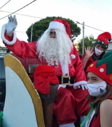 Papá Noel visitará la Plaza Sarmiento de San Clemente del Tuyú