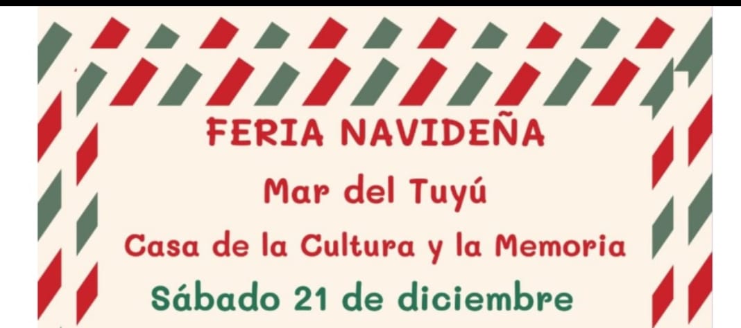 La Casa de la Cultura y la Memoria de Mar del Tuyú tendrá su Feria Navideña