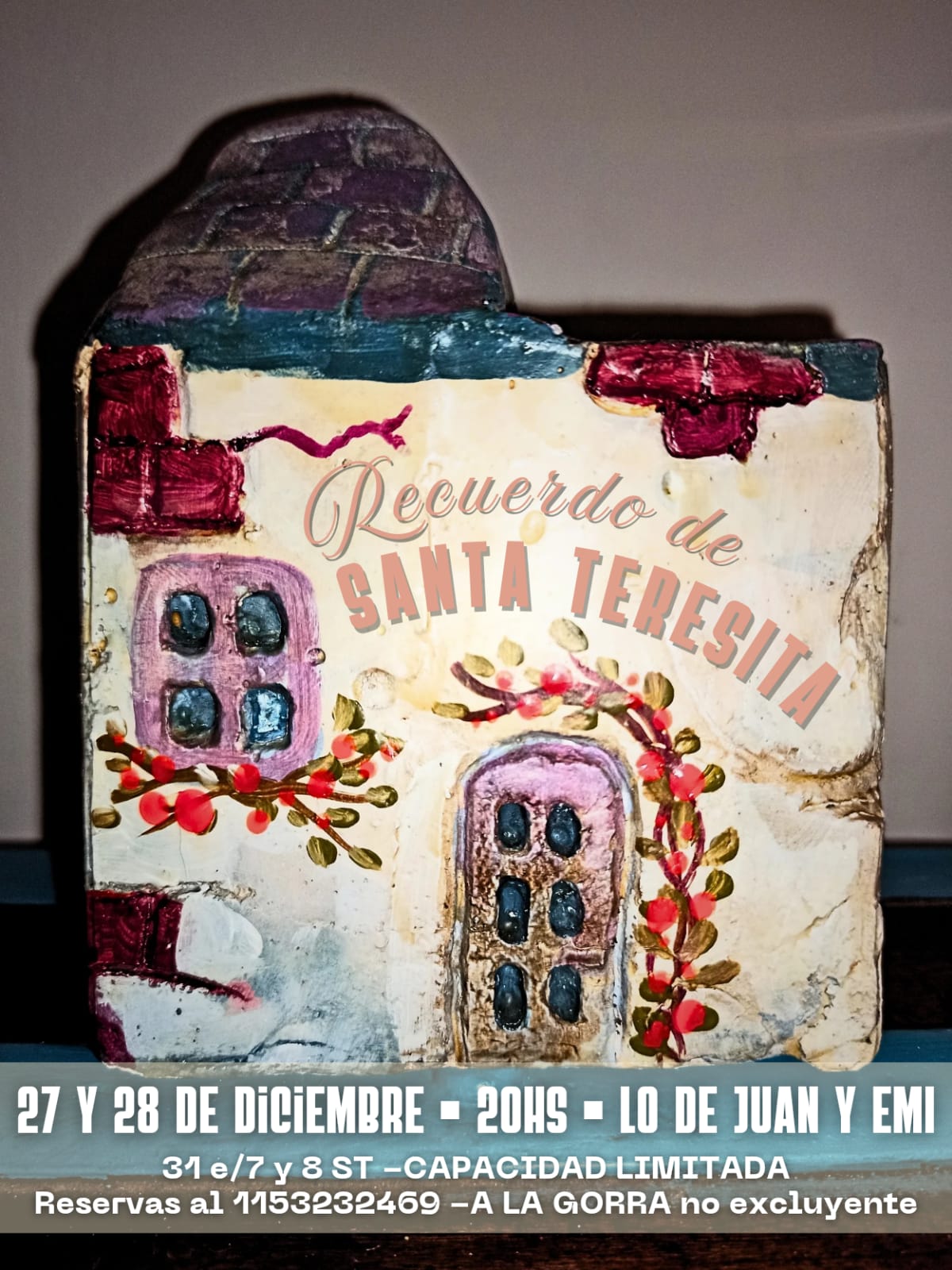 Se presentará «Recuerdo de Santa Teresita», la muestra final del Laboratorio Teatral