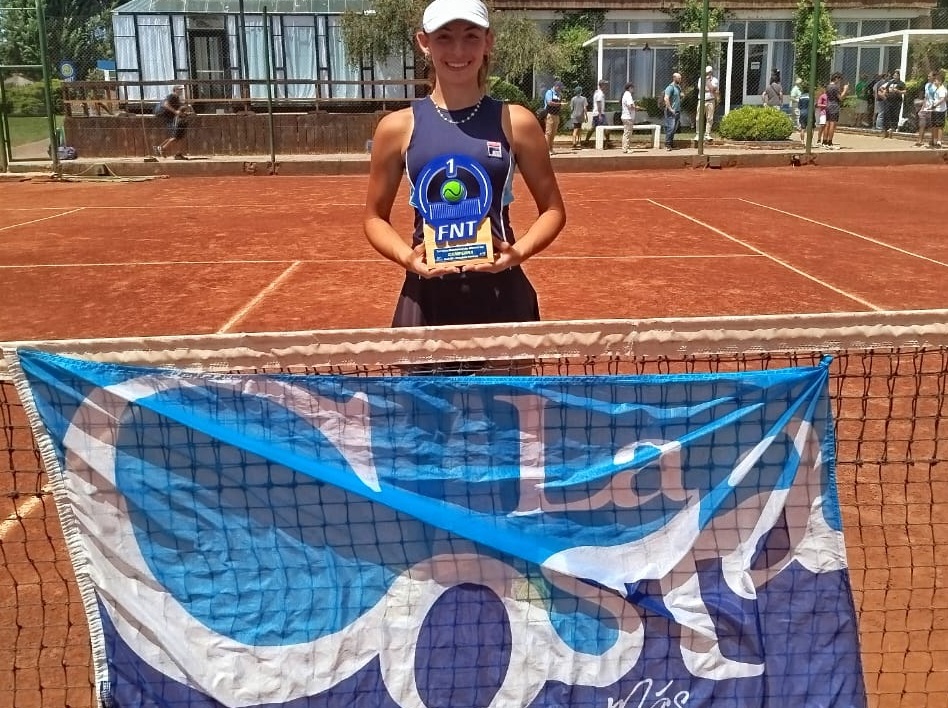 La tenista costera Milagros Laino se consagró campeona en el Torneo Nacional de Neuquén