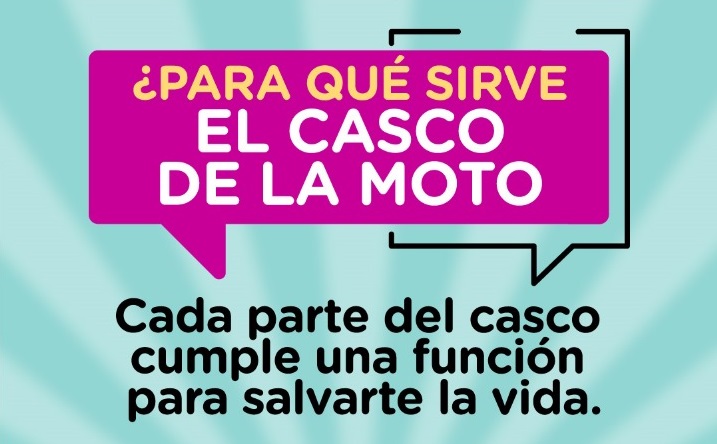 La importancia del uso del casco para circular en moto