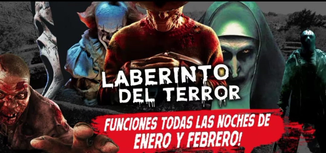 Todas las noches se puede disfrutar del Laberinto del Terror en Las Toninas