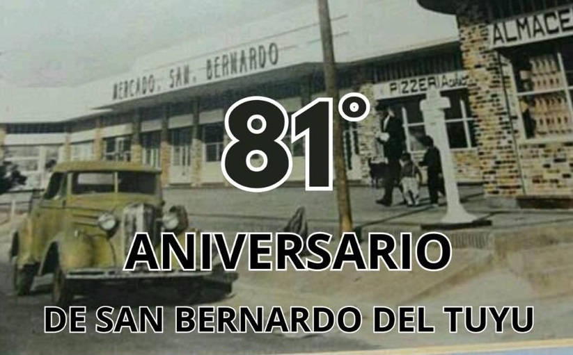 San Bernardo cumple 81° años y lo celebra en la histórica vereda alta