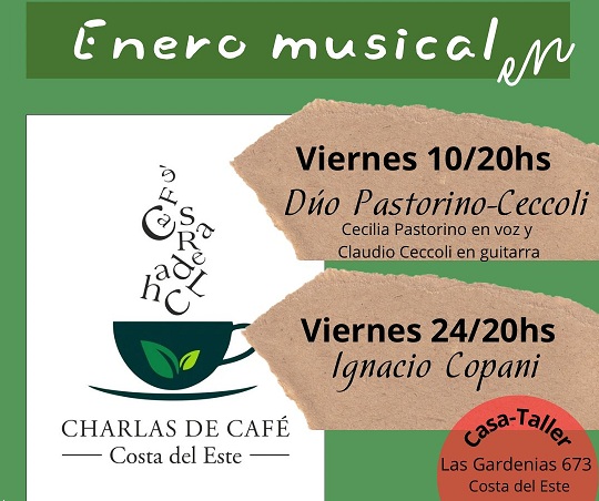 Enero musical en el ciclo «Charlas de Café»