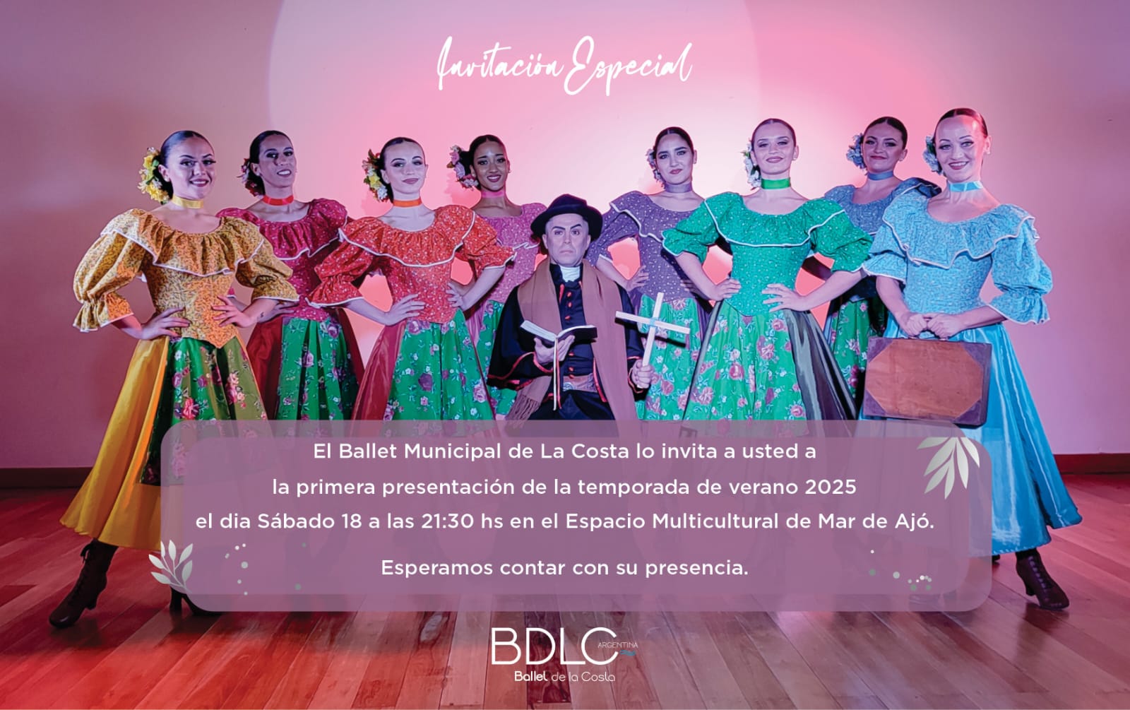 Este sábado el Ballet Internacional de la Costa hará su primera presentación de la temporada