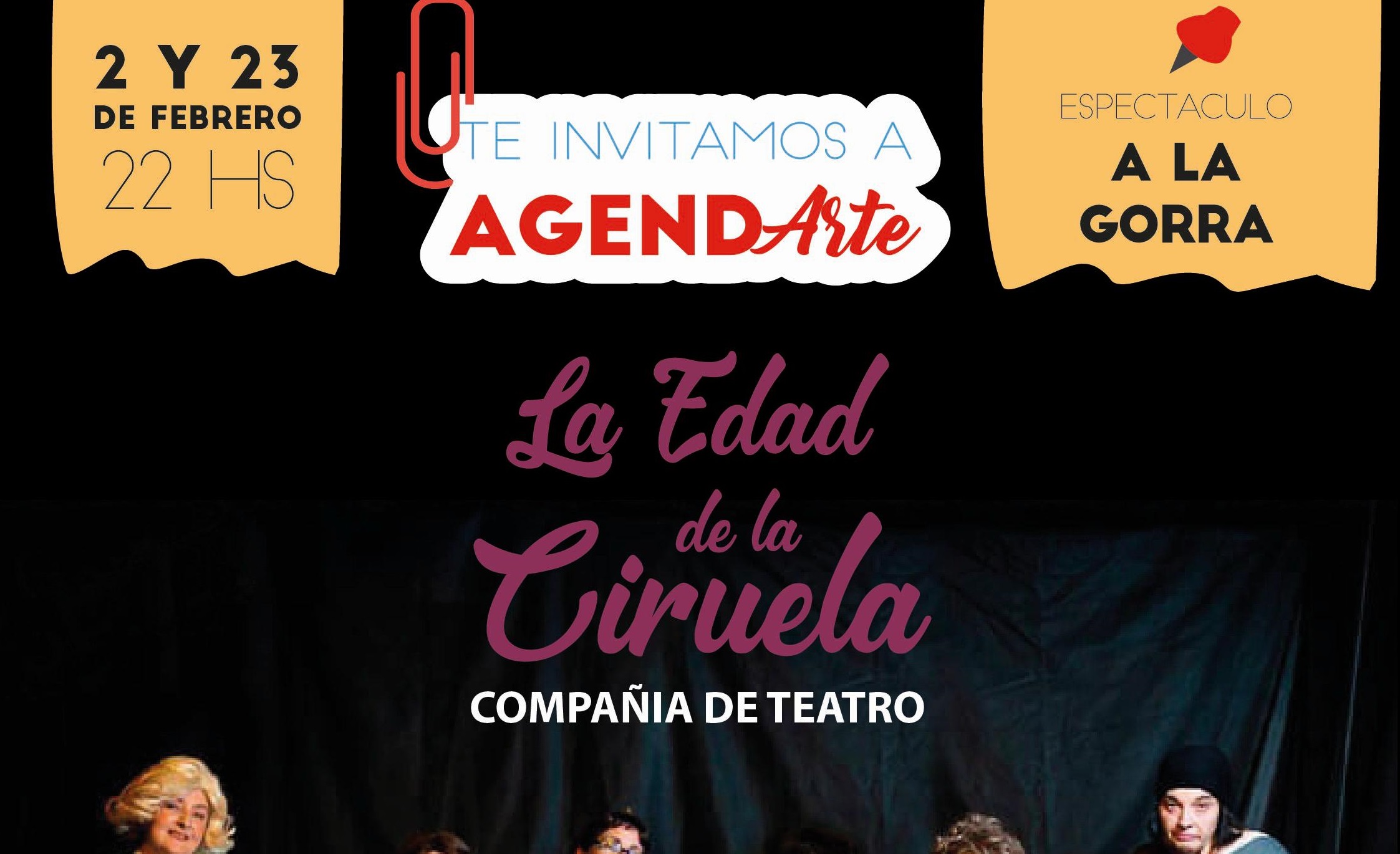 La obra “La edad de la ciruela” se presentará en febrero en el Espacio Multicultural Mar de Ajó