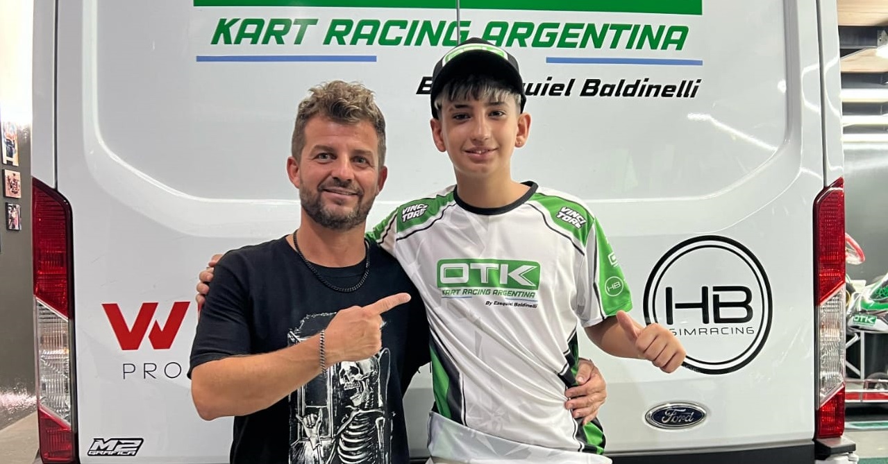 Dino Palmarochi se incorpora al equipo oficial OTK Kart Racing de Argentina