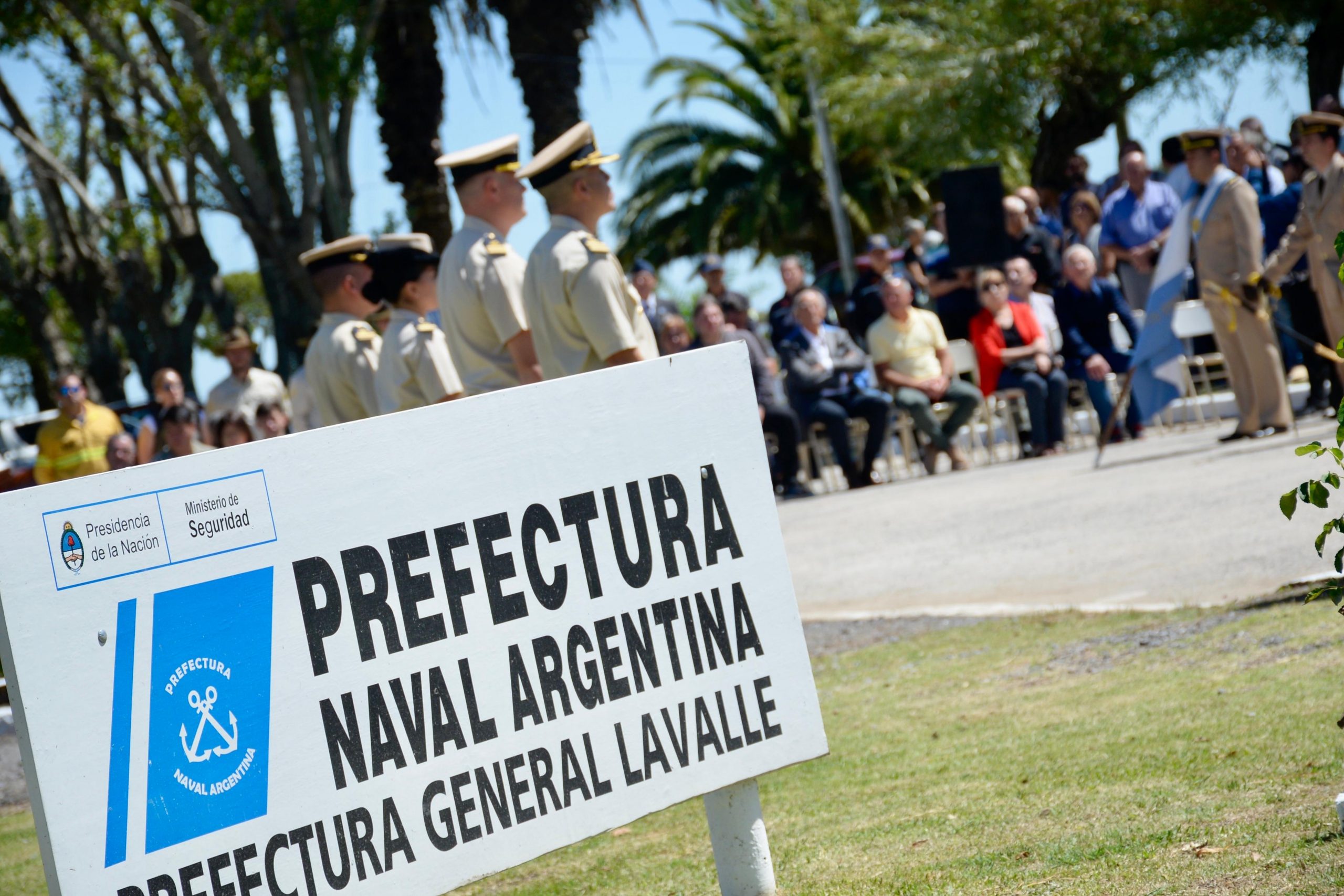 Ceremonia de Cambio de Jefatura en la Prefectura Naval Argentina de General Lavalle