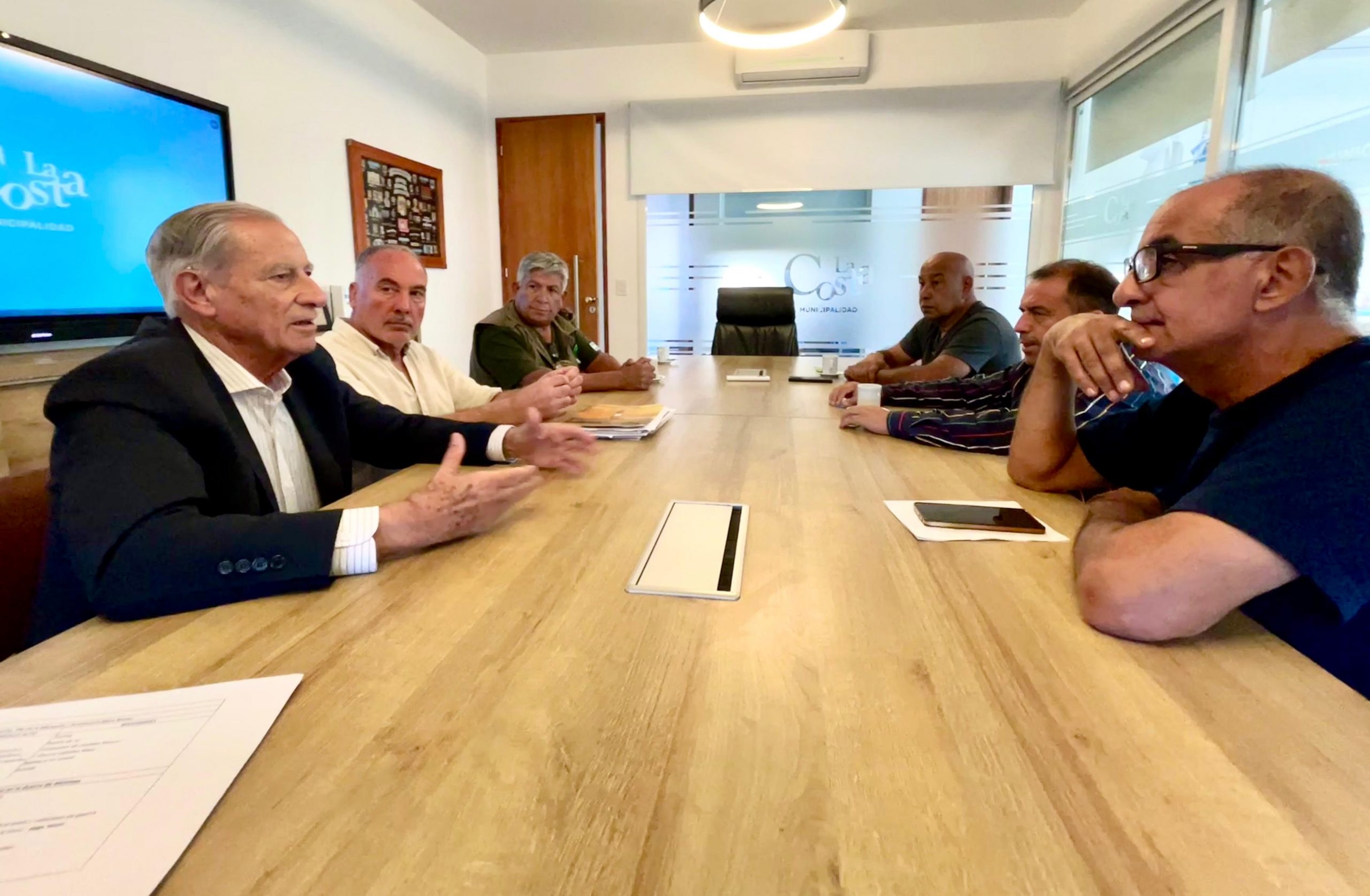 El intendente De Jesús recibió a veteranos de Malvinas