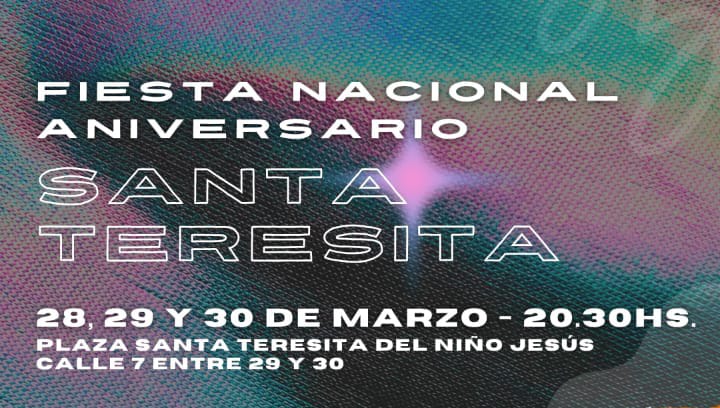 Santa Teresita celebra su 79° aniversario con tres días de fiesta