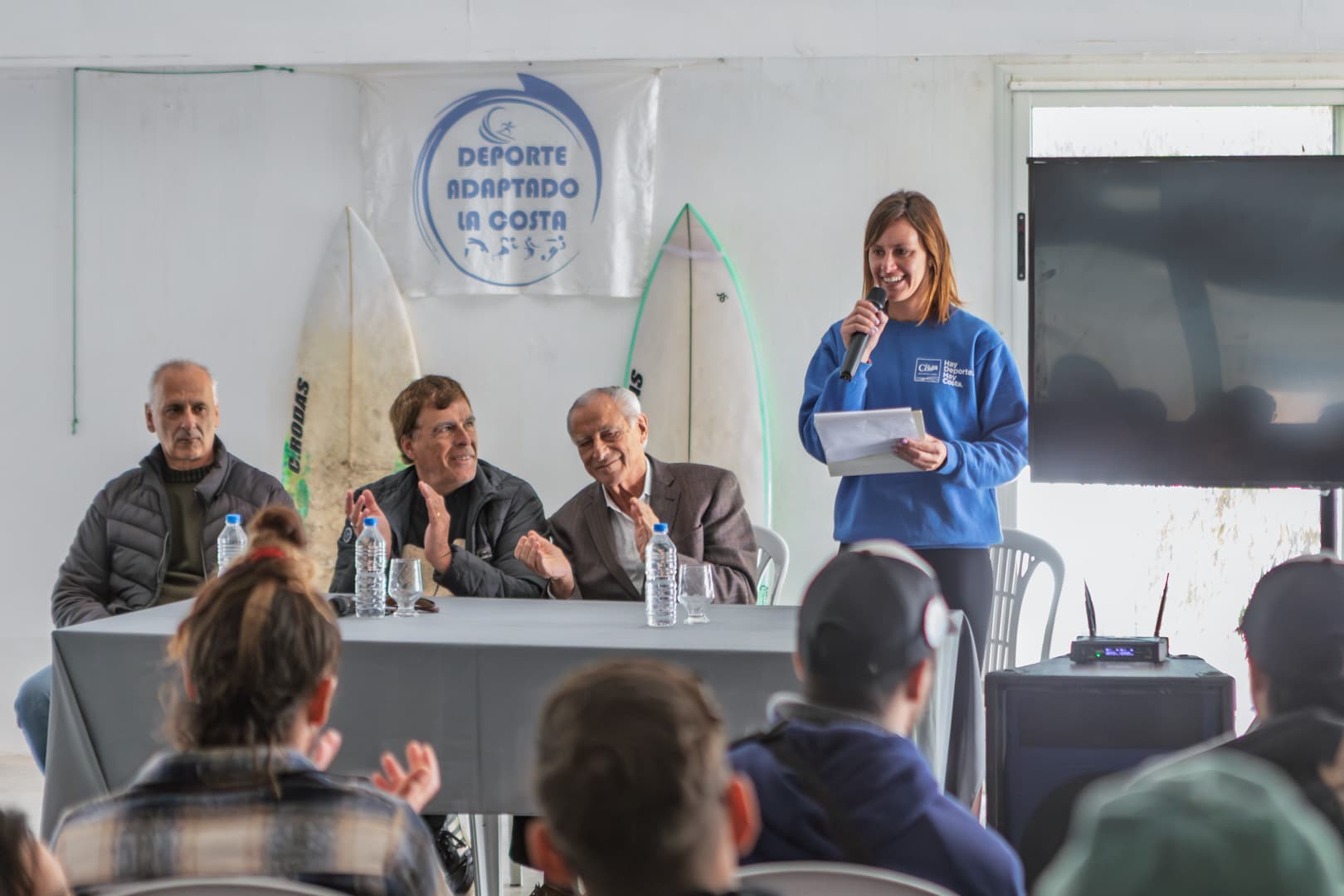 El Partido de La Costa fue sede del Primer Campus Nacional de Surf Adaptado