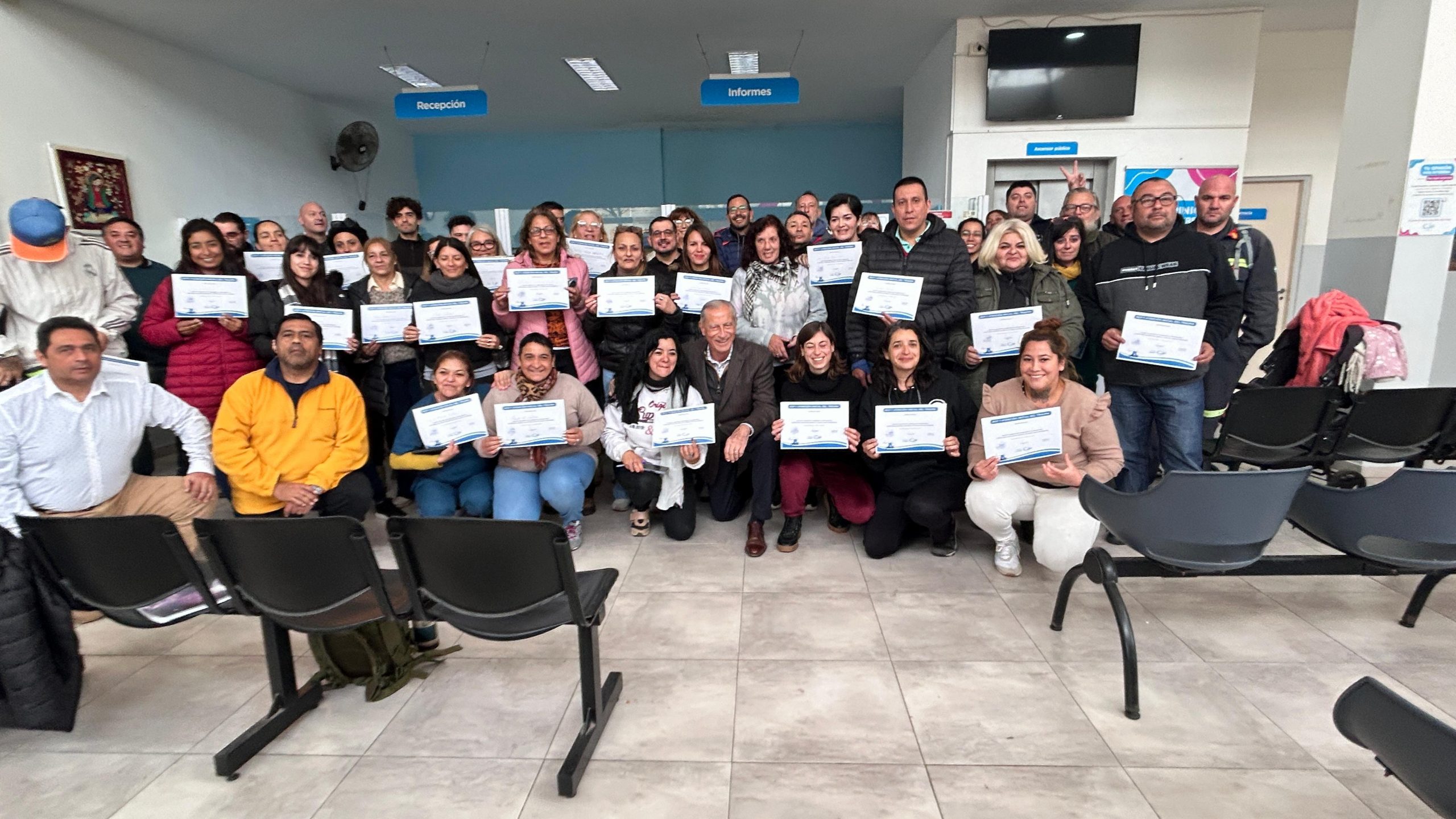 Con alto grado de participación se realizó el curso de Reanimación Cardiopulmonar en el Hospital de San Clemente del Tuyú