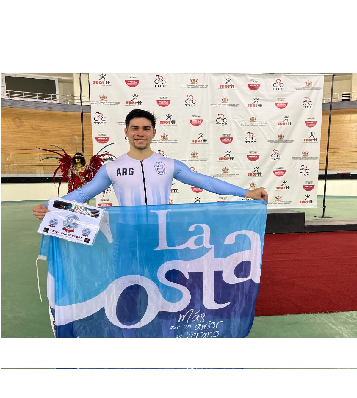 Lucas Vilar se destacó en el Gran Prix Internacional de Ciclismo en Trinidad y Tobago
