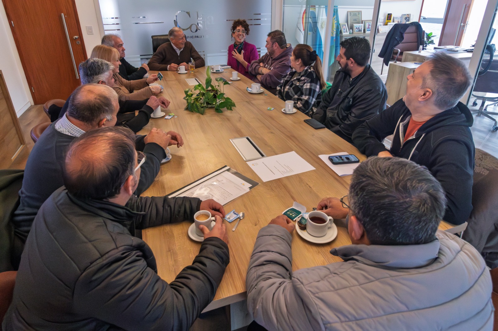 El Municipio avanza la construcción de redes de trabajo comunitario junto al Consejo Pastoral de la Costa .