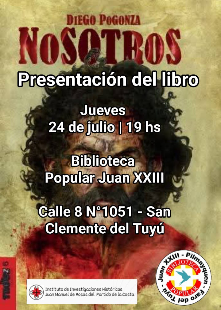 La historia contada en viñetas: presentación del libro “Nosotros” en San Clemente del Tuyú