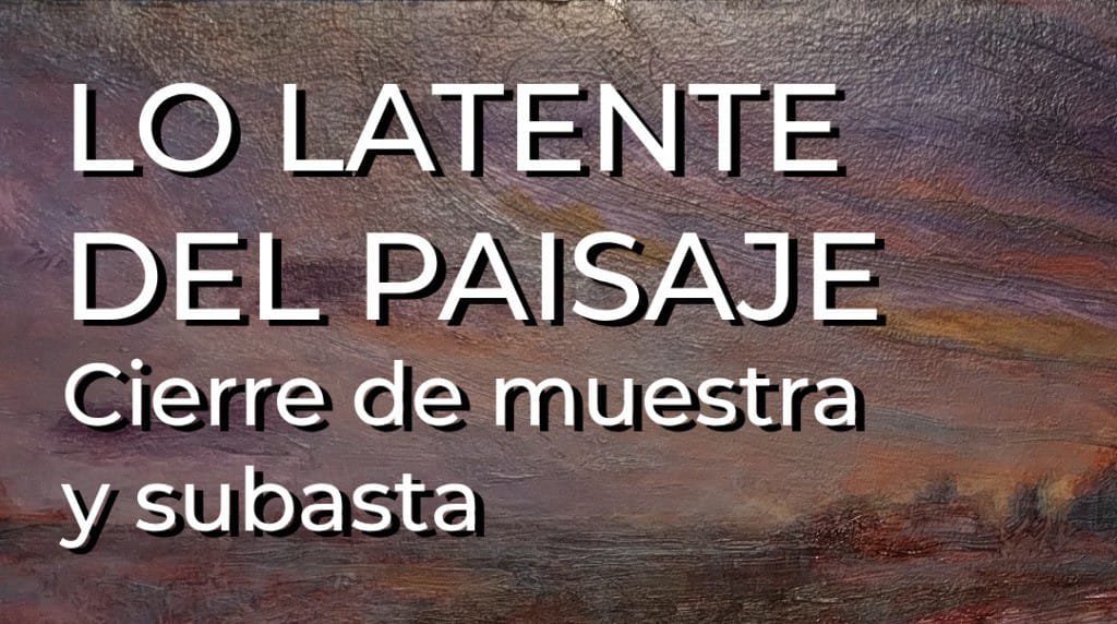 Cierre de muestra “Lo latente del paisaje” y subasta en vivo en “Lo de Juan y Emi”