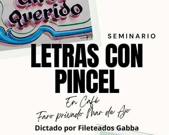 Se realizará un seminario de fileteado en Mar de Ajó
