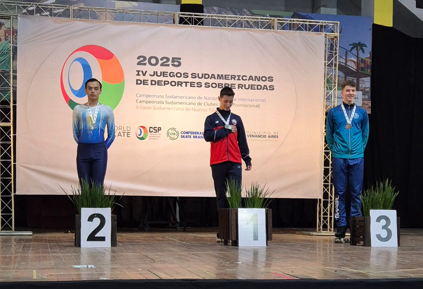 Medalla de Plata para Sebastián Corral en el Campeonato Sudamericano de patinaje artístico