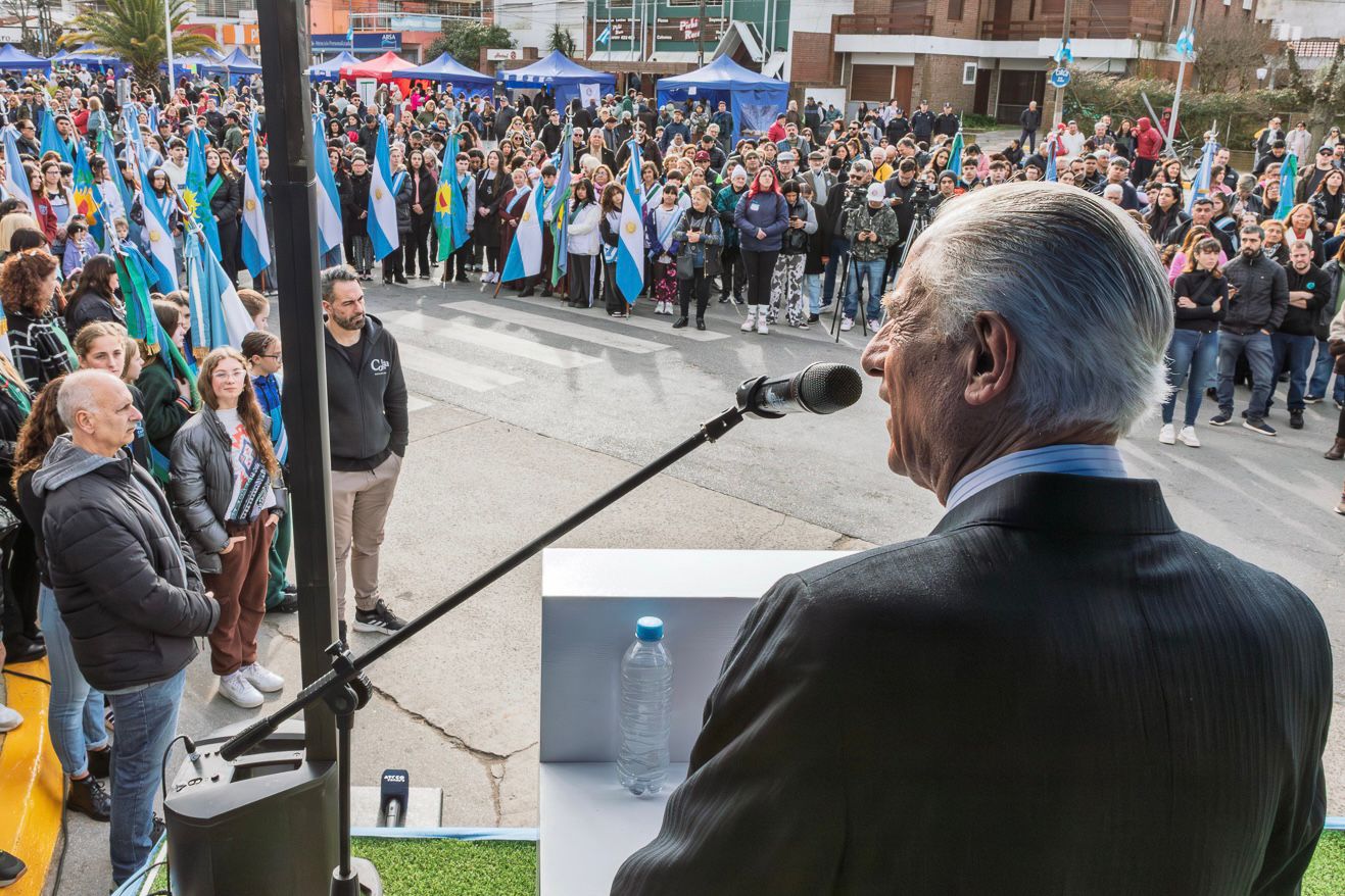 El Partido de La Costa conmemoró el paso a la inmortalidad del General José de San Martín en Mar de Ajó