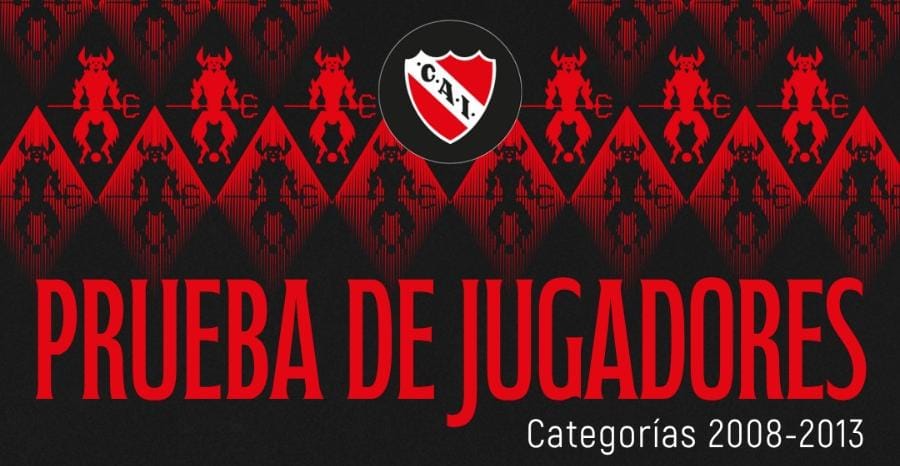 Independiente realizará pruebas de jugadores en San Bernardo