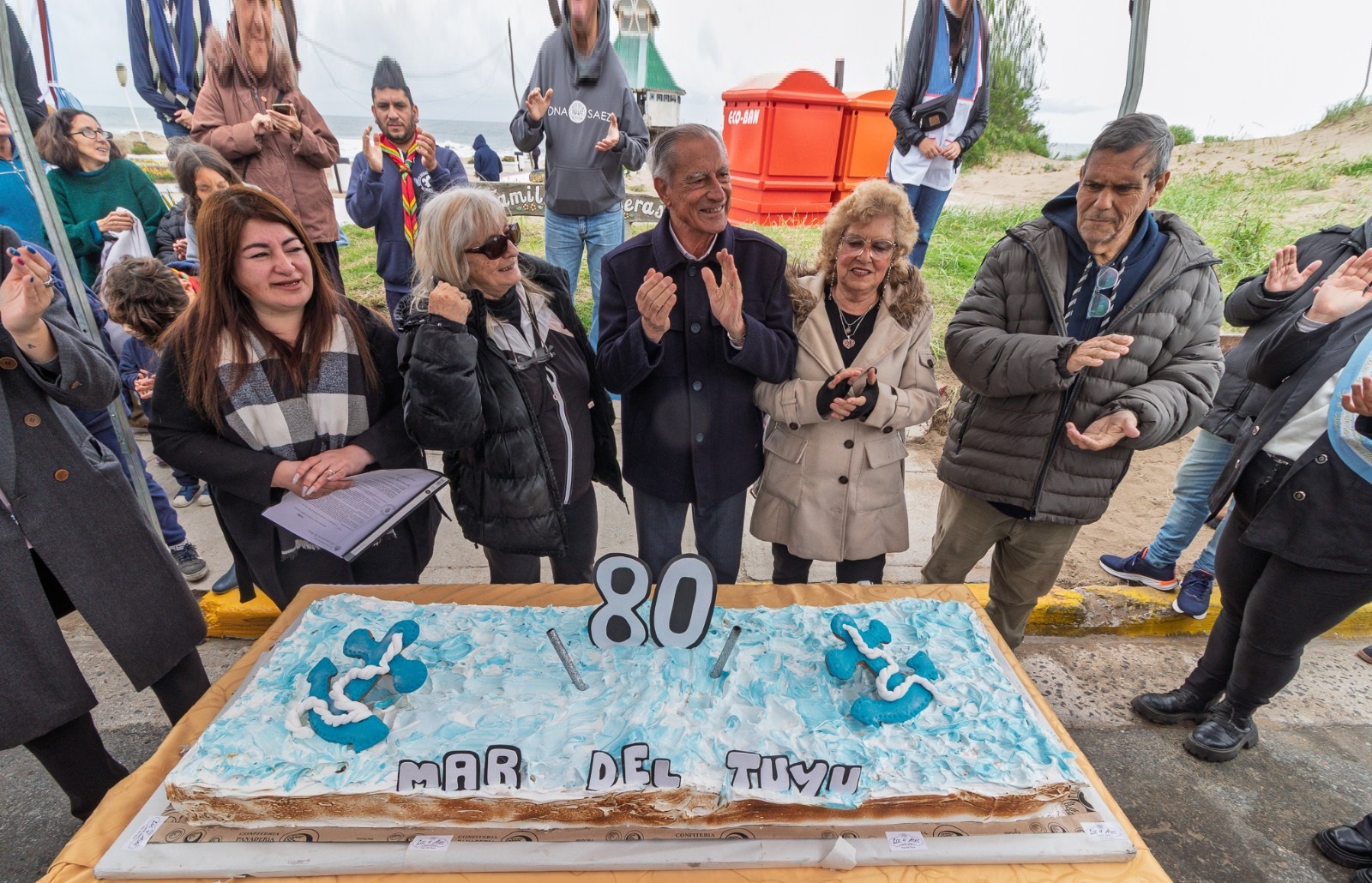 Mar del Tuyú celebró 80 años de historia junto a su comunidad