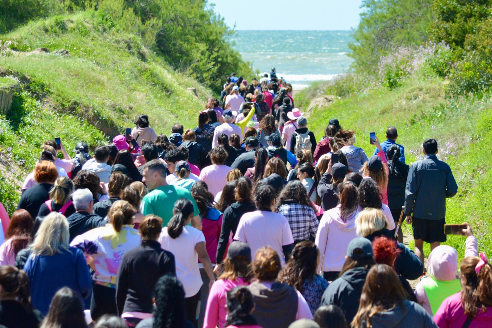 Mar de Ajó celebró la última correcaminata de Octubre Rosa en apoyo a la lucha contra el cáncer de mama Mar de Ajó celebró la última correcaminata de Octubre Rosa en apoyo a la lucha contra el cáncer de mama