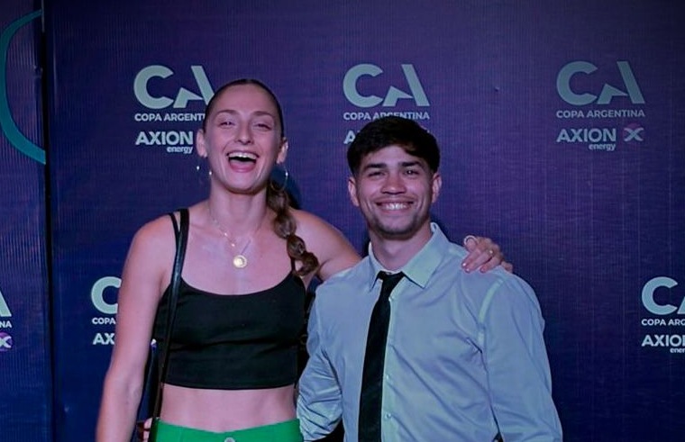 Lucas Vilar y Giuliana Gamba llevaron el deporte costero a los Premios Olimpia