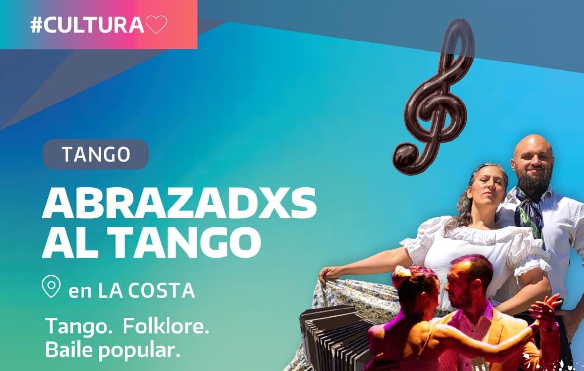 Abrazadxs al tango, la propuesta cultural de los jueves en La Costa