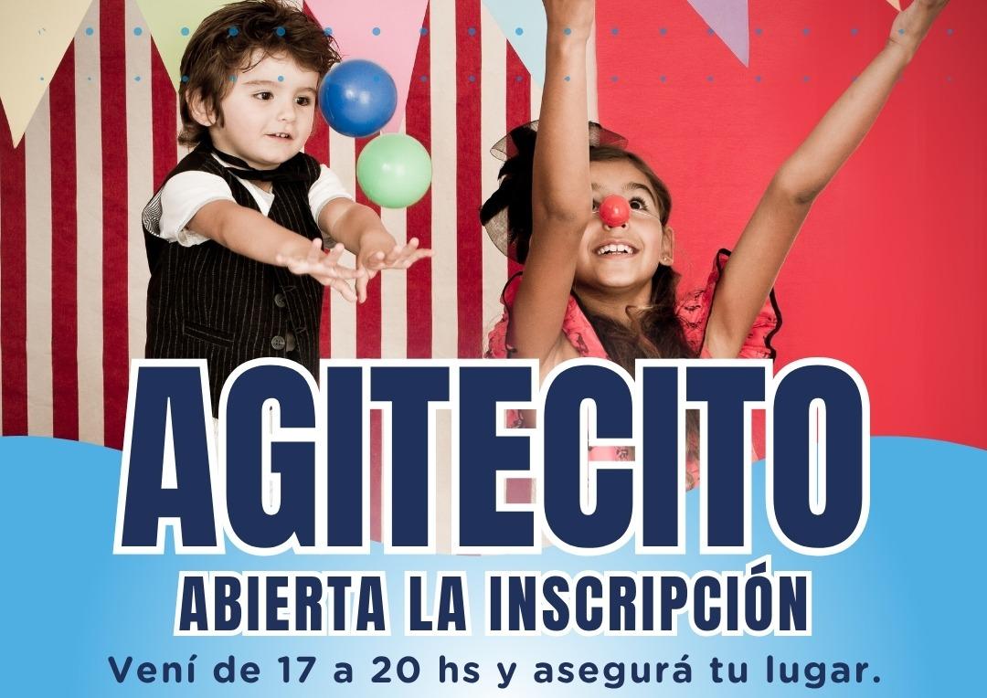“Agitecito”: circo, música, arte y baile para chicos y chicas que tengan entre 4 y 6 años
