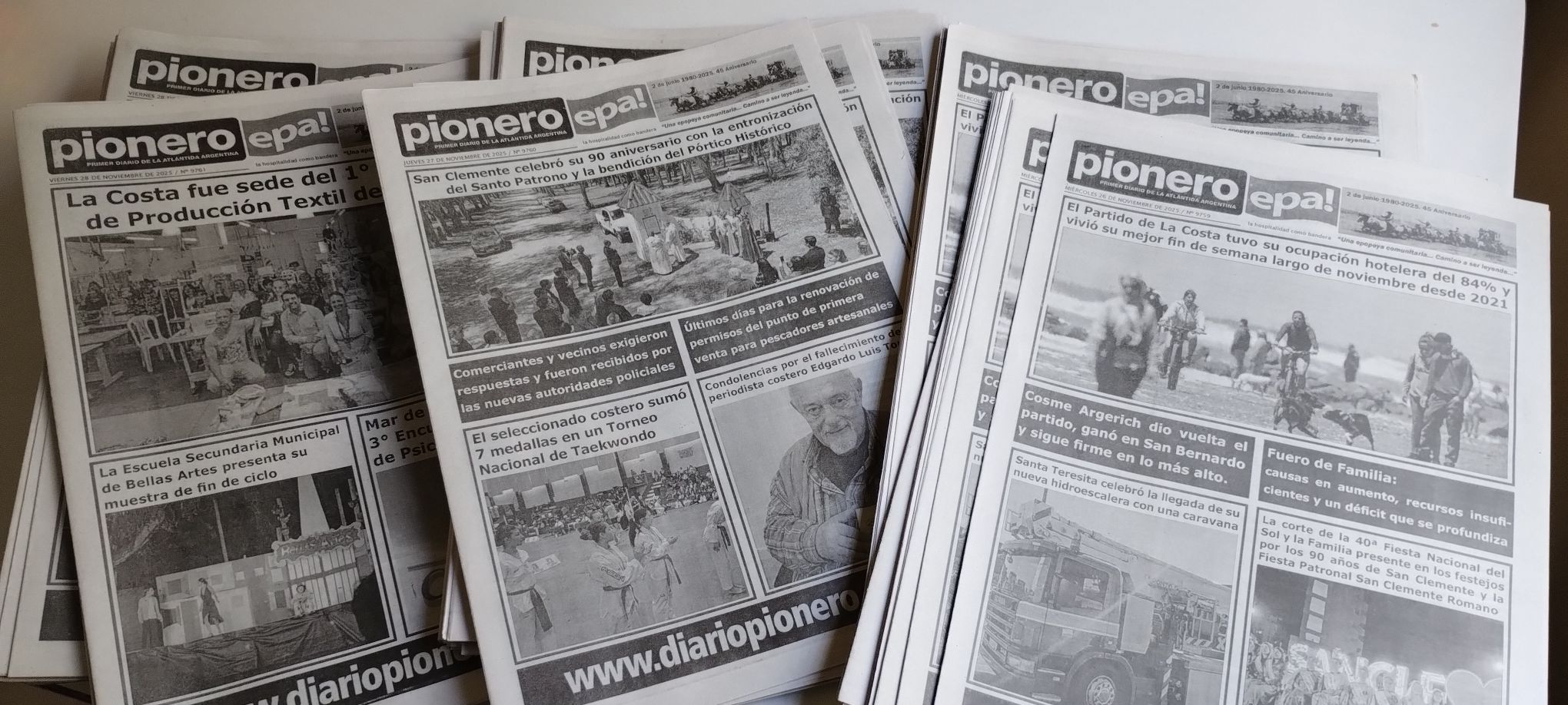 La Municipalidad de La Costa saluda al Diario Pionero en su 46° aniversario
