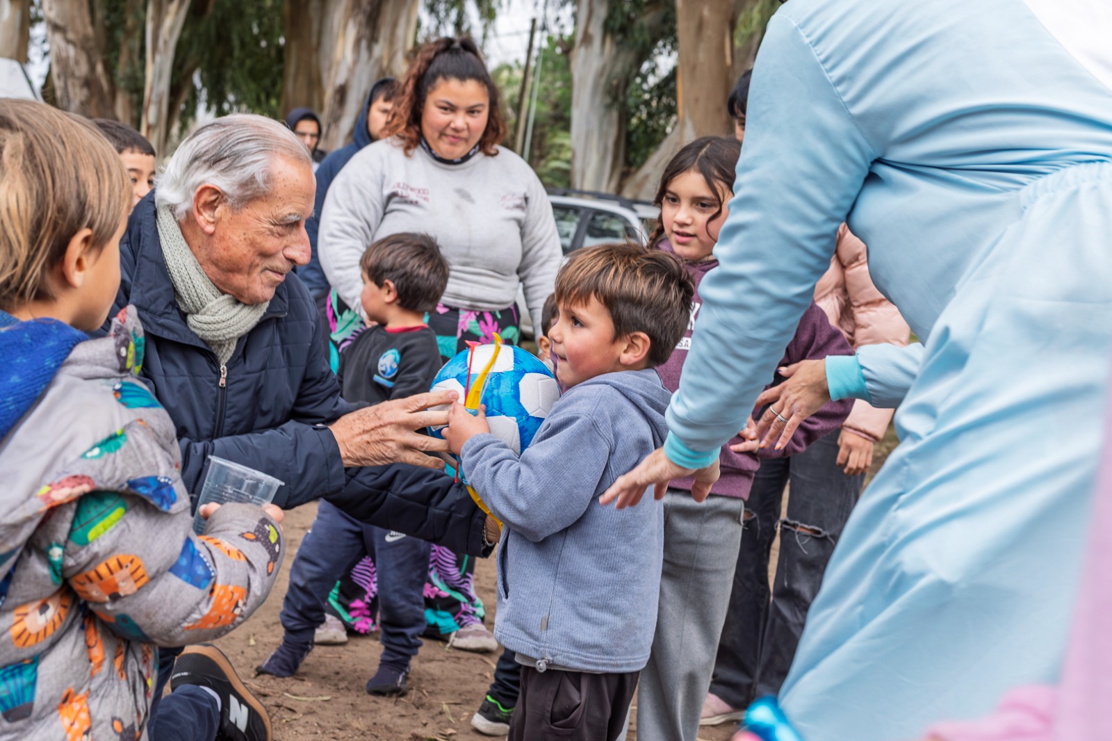 Juan de Jesús compartió el “Cumple Fiesta” con los chicos y chicas en San Clemente