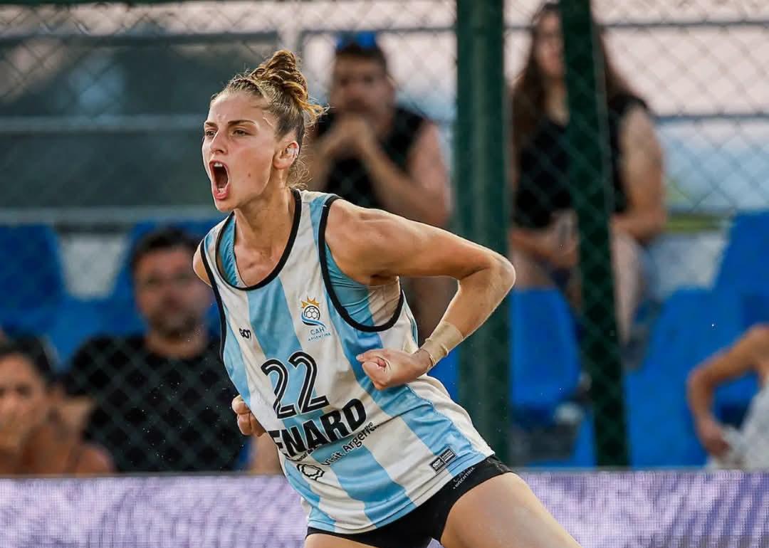 Giuliana Gamba hizo historia al consagrarse campeona del mundo de Beach Handball