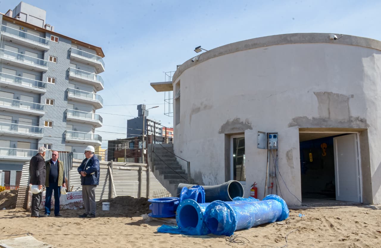 Nuevas obras permitirán ampliar la capacidad de los sistemas cloacales de La Costa